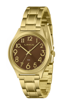 Relógio Lince Feminino Analógico Dourado LRGM029L38 N2KX