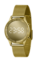 Relógio Lince Feminino Digital LED Dourado LDG4648L
