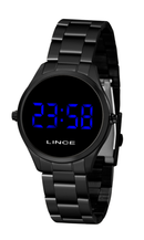 Relógio Lince Feminino Digital LED Preto MDN4617L