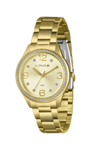 Relógio Lince Dress Feminino Clássico Analógico Dourado LRGJ172L38 C2KX