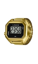 Relógio Lince Digital de Dedo LDGM066L22 PXKX Dourado