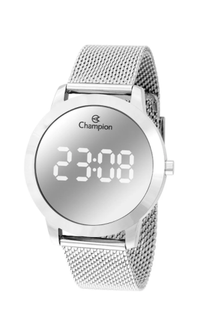 Relógio Champion Feminino CH40106S Digital LED Prata