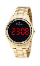 Relógio Champion Feminino CH48019V Digital Dourado com LED