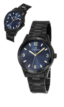 Relógio Champion Masculino CH30475D Preto Mostrador Azul