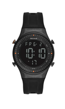 Relógio Seculus Masculino Preto Esportivo Silicone 77336GPSVPU2