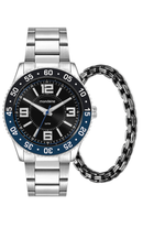 Relógio Mondaine Masculino Prata com Pulseira Corrente 33035G0MKNE3