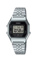 Relógio Casio Vintage Prata Digital LA680WA-1 Unissex