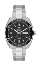 Relógio Orient 3 Stars Automático YN6SS017-G1SX Safira 40mm Aço