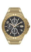 Relógio Orient Masculino Solar Dourado MGSSC076G2KX Cronógrafo 100M