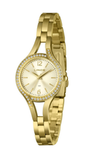 Relógio Lince Feminino Dourado com Zircônia LRGM070L30 C2KX