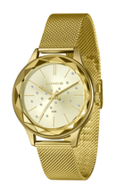 Relógio Lince Feminino Dourado Grace LRG4782L40 C1KX Mesh
