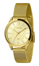 Relógio Lince Feminino Dourado Mesh LRG4815L38 C2KX