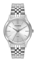 Relógio Mondaine Masculino Prata 33033G0MVNA2