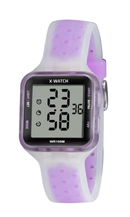 Relógio X-Watch Feminino XLPPD068 BXBL Digital Lilás Translúcido 100M