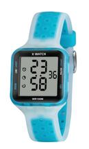 Relógio X-Watch Feminino XLPPD066 BXBA Digital Azul Translúcido 100M