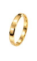 Aliança de Ouro 18K Facetada 3,6mm