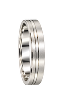 Aliança de Prata Linha Urban Comfort 4,6mm