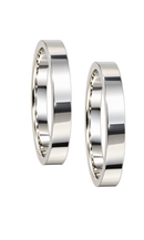 Par de Alianças de Prata Linha Nobre 1,8mm