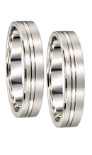 Par de Alianças de Prata Linha Urban Comfort 4,6mm