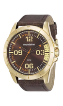 Relógio Mondaine Masculino Couro Marrom 76702GPMVDH1
