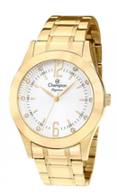 Relógio Champion Feminino Elegance CN20800H Dourado