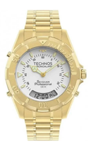 Relógio Technos Masculino Skydiver Dourado WT2050AF/1B